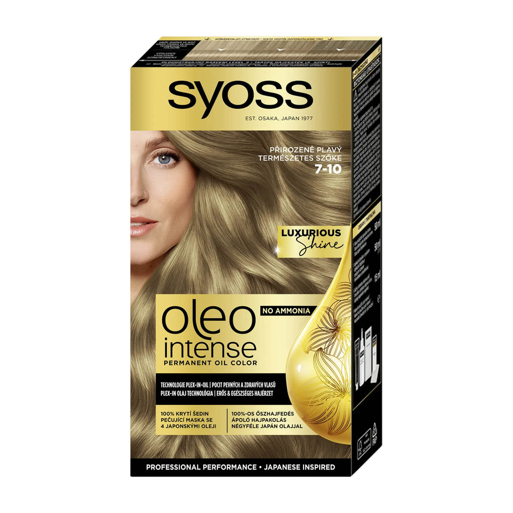 syoss OLEO INTENSE Permanent Oil Color 7_10 Natural Blonde