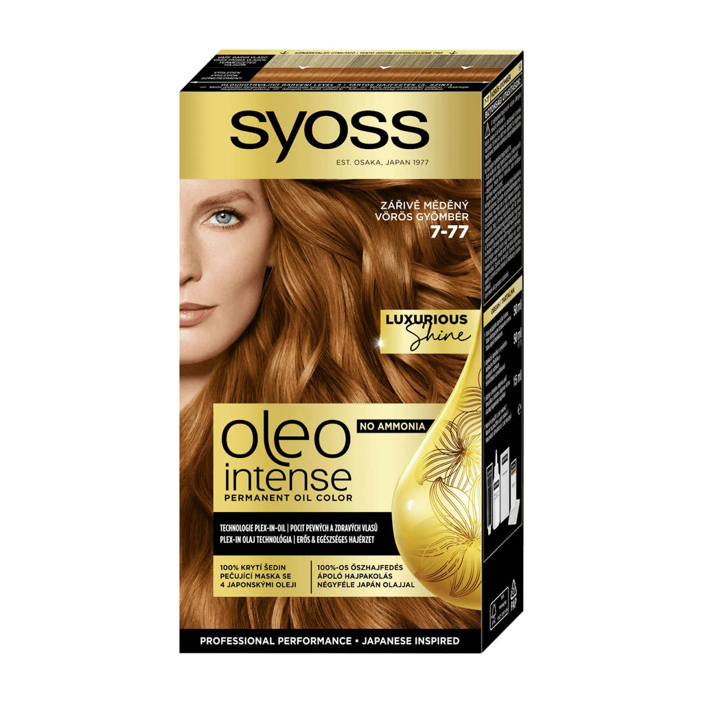 syoss OLEO INTENSE Haarfarbe 7_77 Rot Kupfer