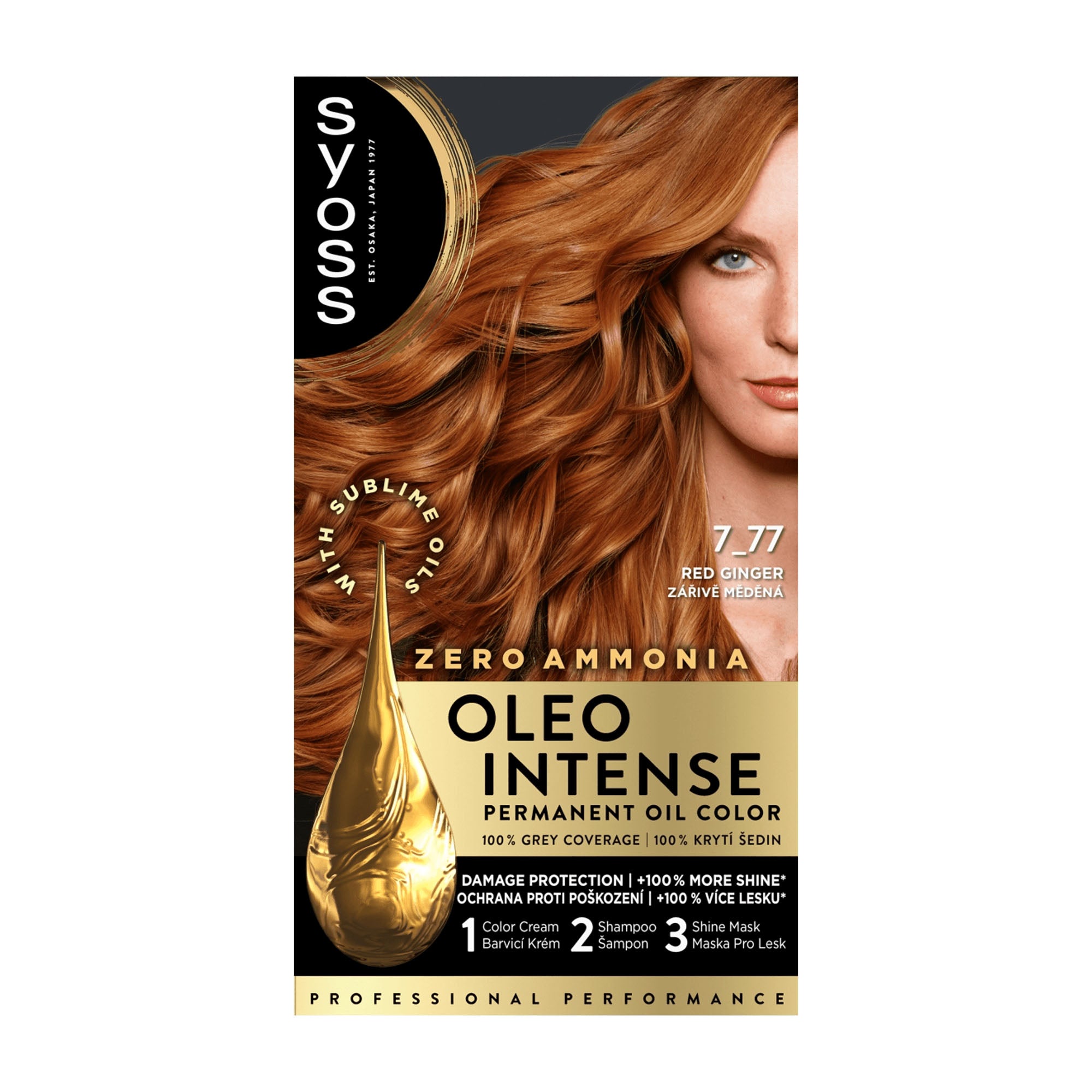 syoss OLEO INTENSE Haarfarbe 7_77 Rot Kupfer