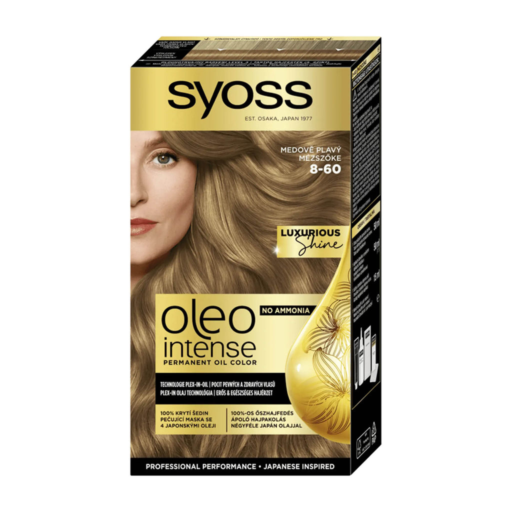 syoss OLEO INTENSE Permanent Oil Color 8_60 Honey Blonde