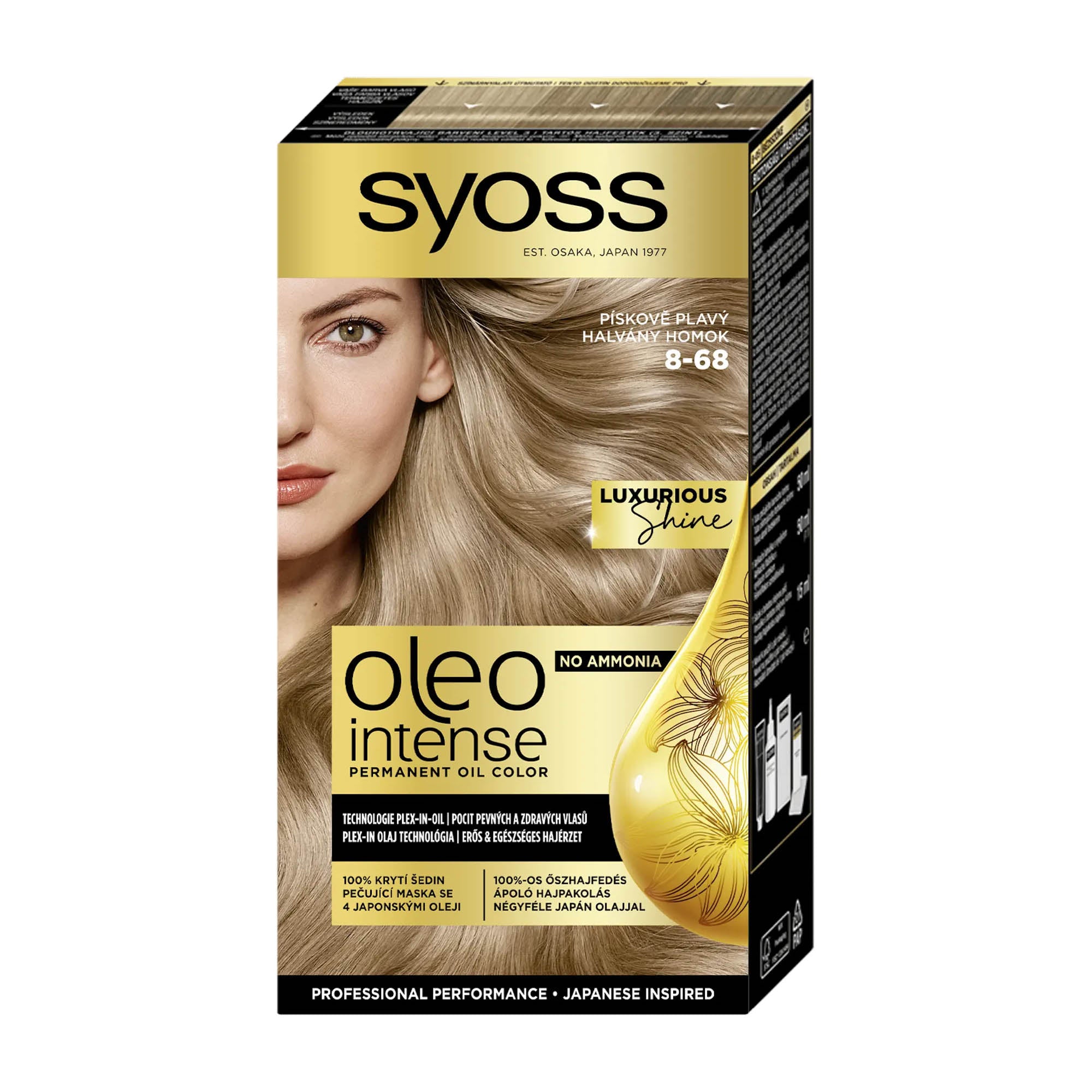 Syoss Oleo Intense 8-68 Sable Clair Coloration-huile permanente