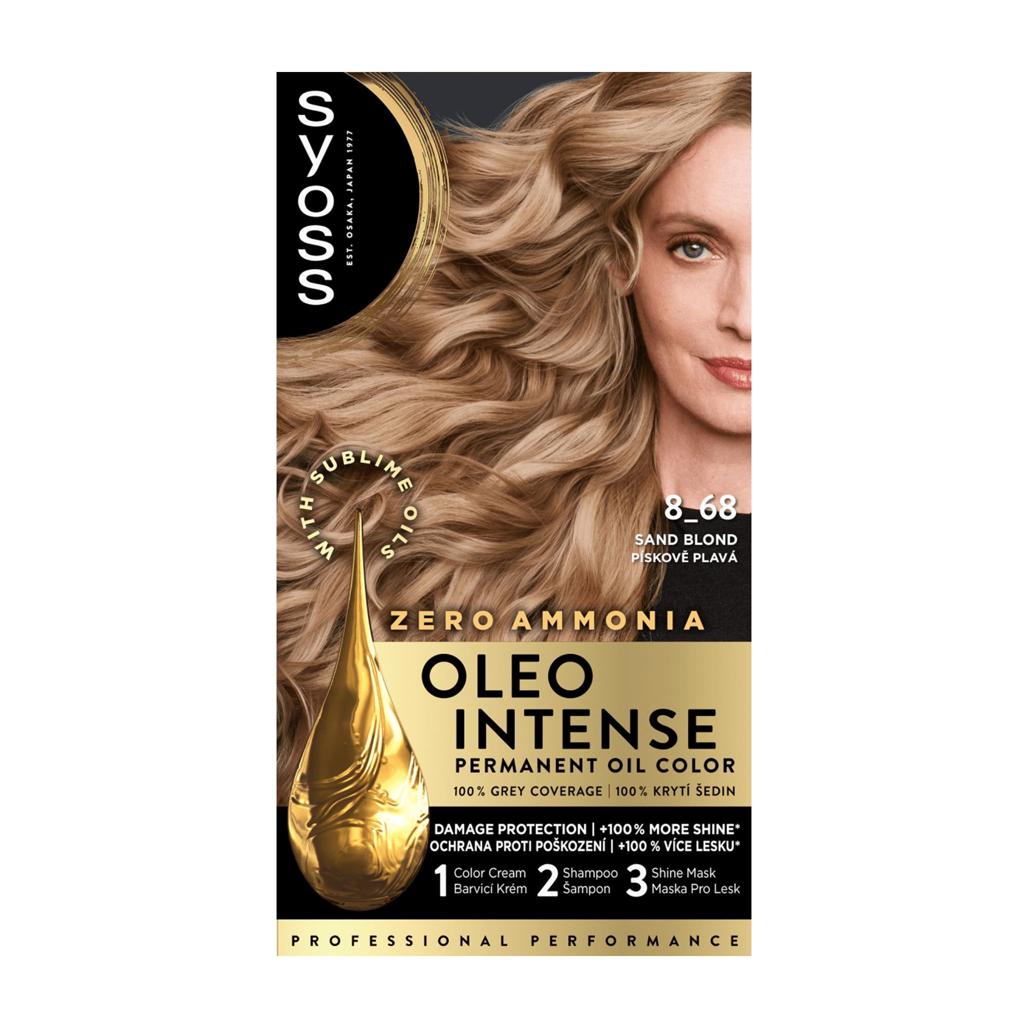 syoss OLEO INTENSE Haarfarbe 8_68 Sandblond