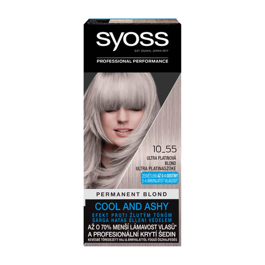 Syoss Professional 10_55 Ultra Platinblond permanente Coloration