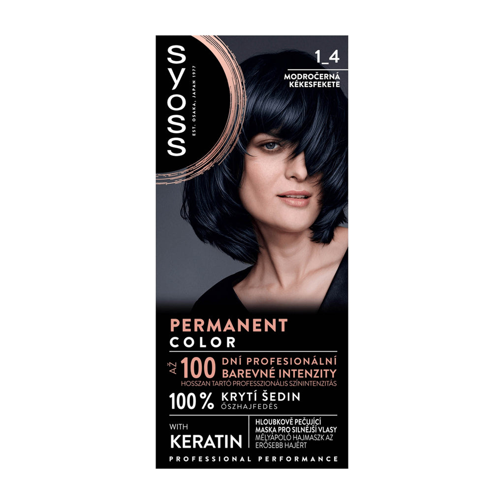 Syoss Professional 1_4 Bleu Noir Coloration permanente