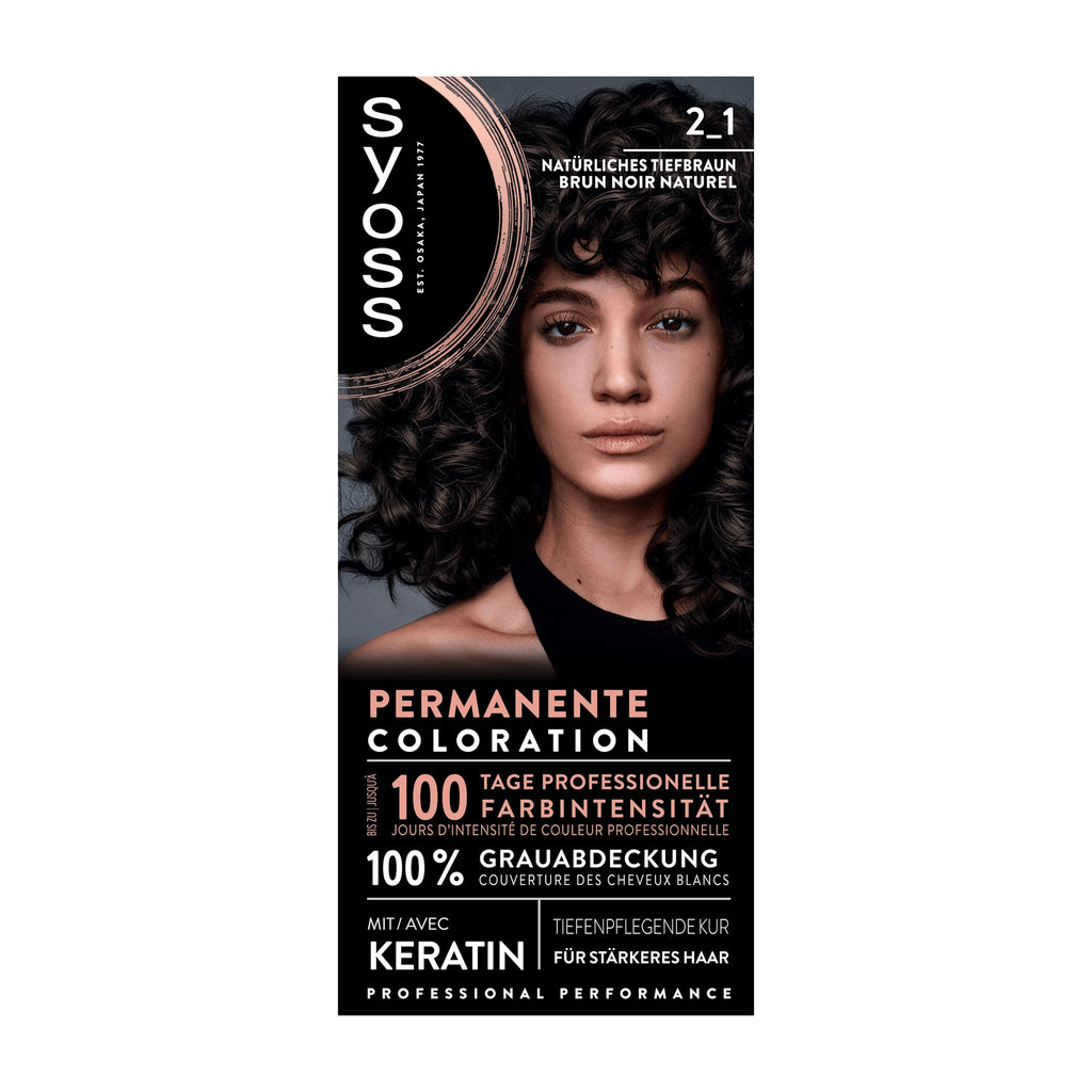 Syoss Professional 2_1 Natural Deep Brown permanent color