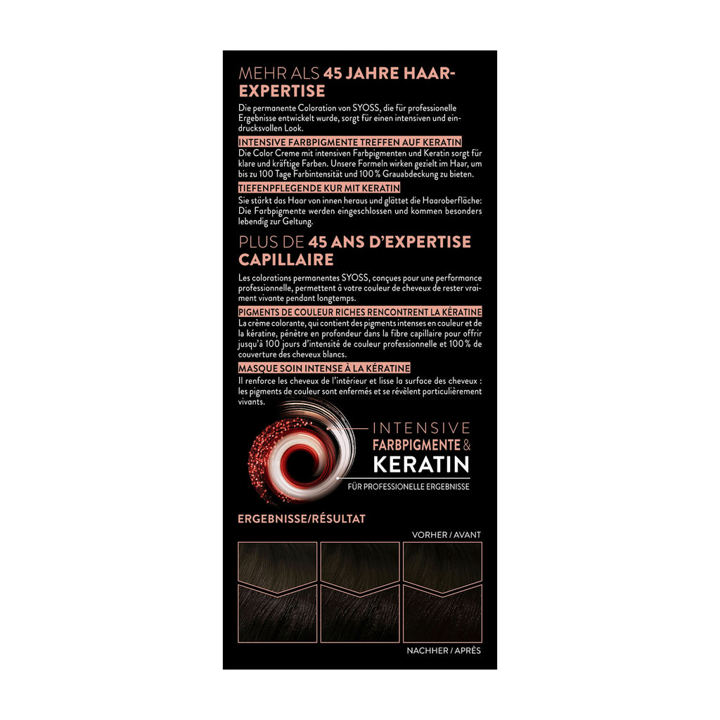 Syoss Professional 2_1 Natural Deep Brown permanent color