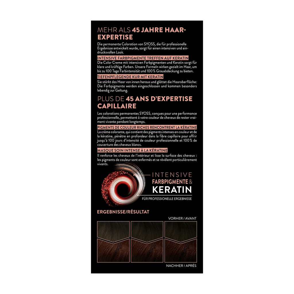 Syoss Professional 3_28 Dark Chocolate permanent color