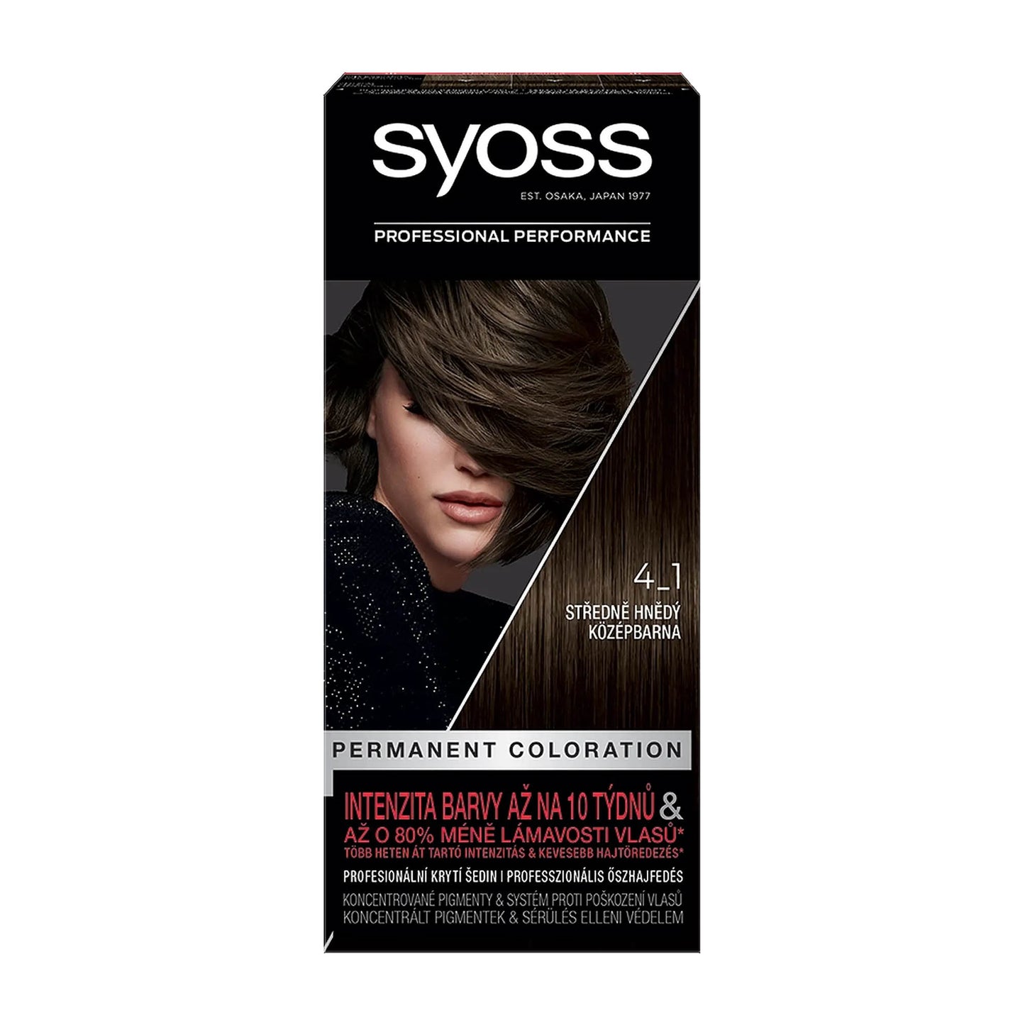 Syoss Professional 4_1 Mittelbraun permanente Coloration