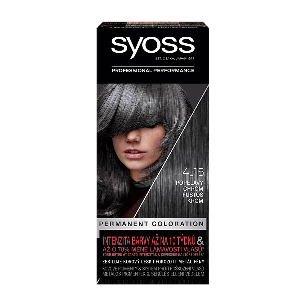 Syoss Professional 4_15 Dusty Chrome permanent color