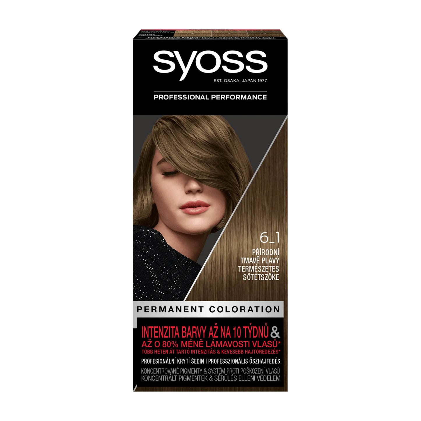 Syoss Professional 6_1 Natur Dunkelblond permanente Coloration