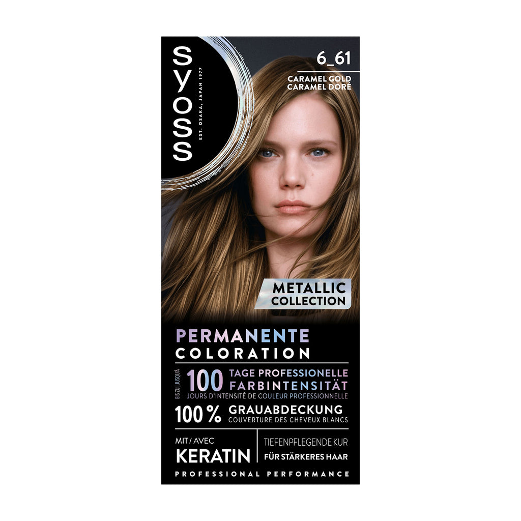 Syoss Professional 6_61 Caramel Gold permanent color