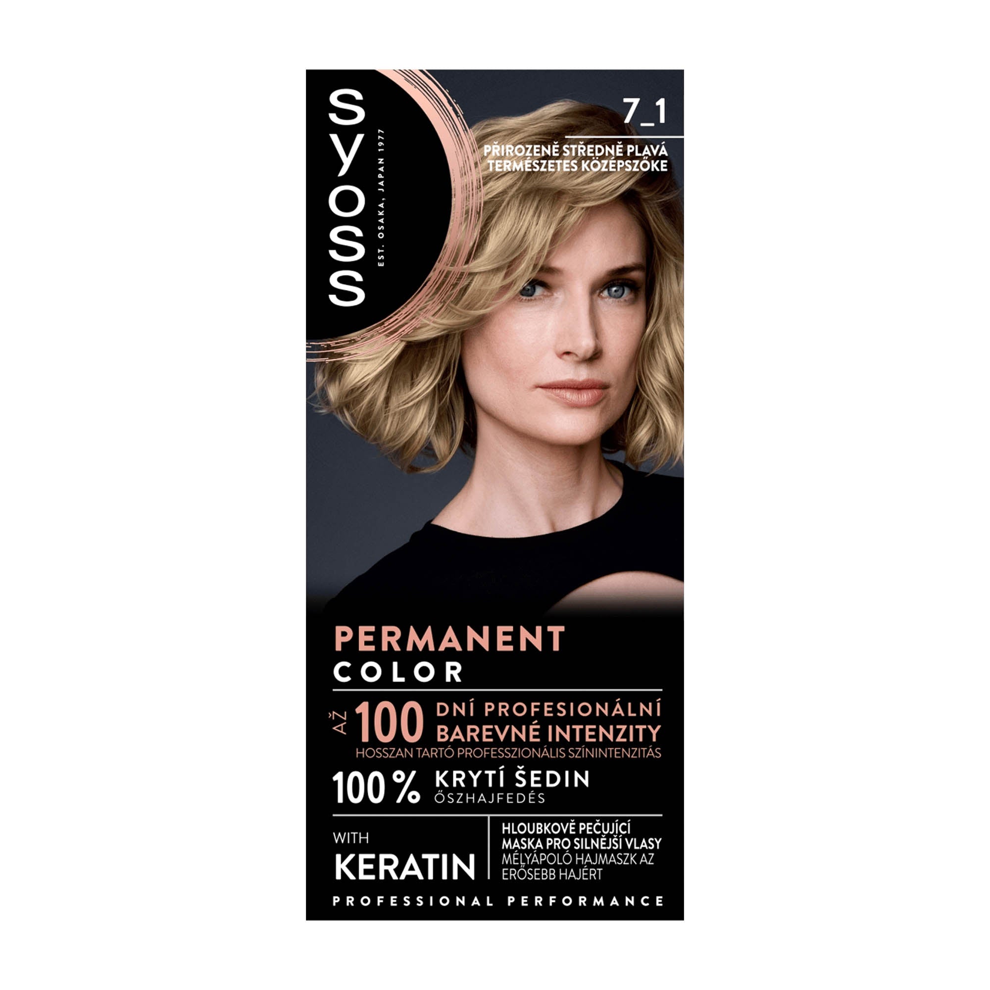 Syoss Professional 7_1 Blond Médium Naturel Coloration permanente