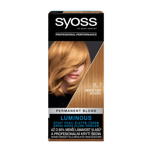 Syoss Professional 8_7 Honigblond permanente Coloration