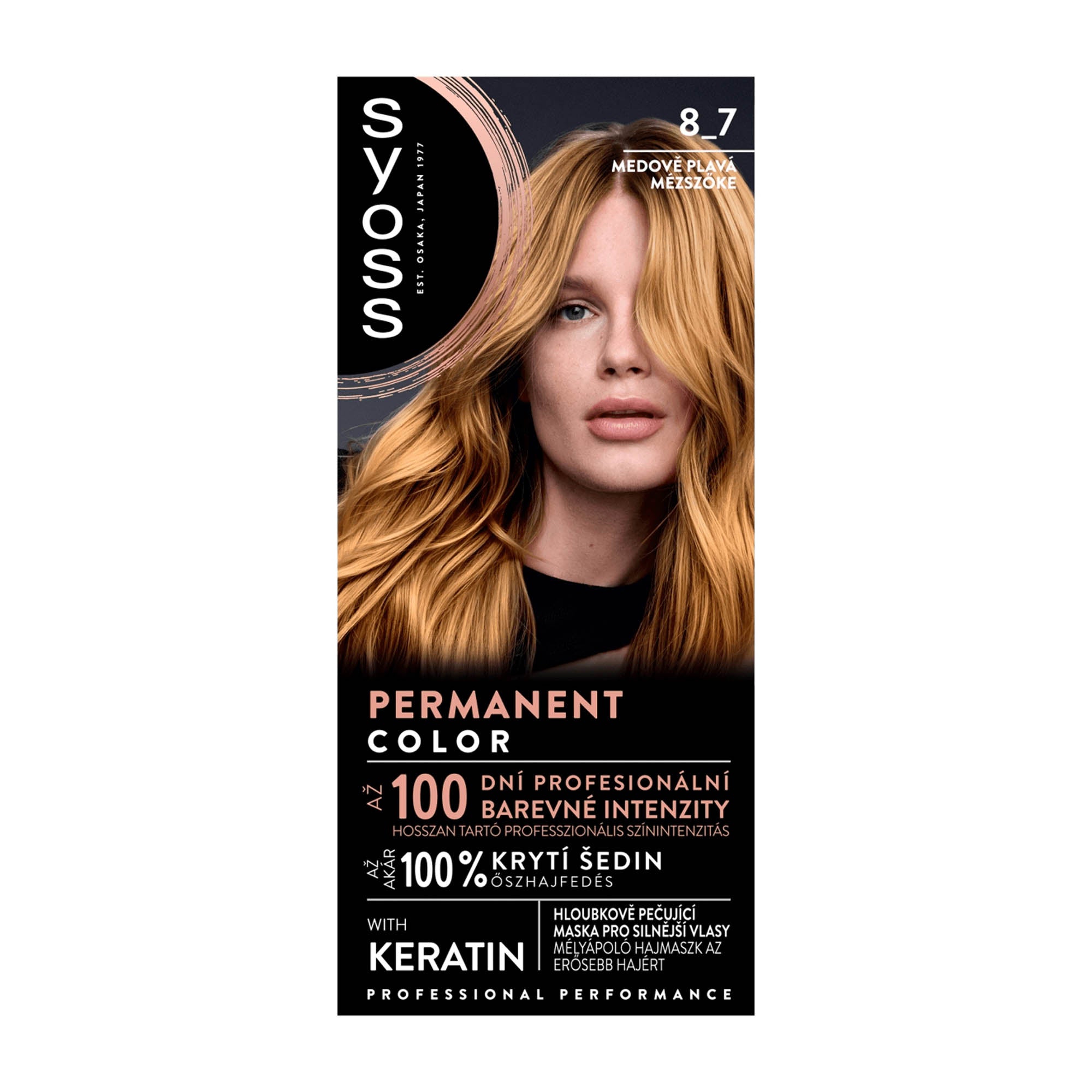 Syoss Professional 8_7 Blond Miel Coloration permanente