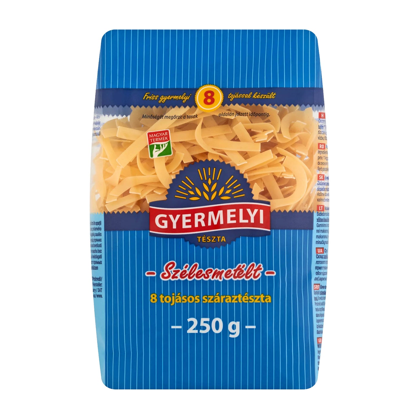 Gyermelyi Tagliatelle 8 Eier Nudeln, 250 g