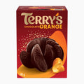 Terry's Chocolate Orange Dark packaging on a light gray background.