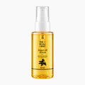 The Silky Way Argan Oil Serum bottle on a light gray background.