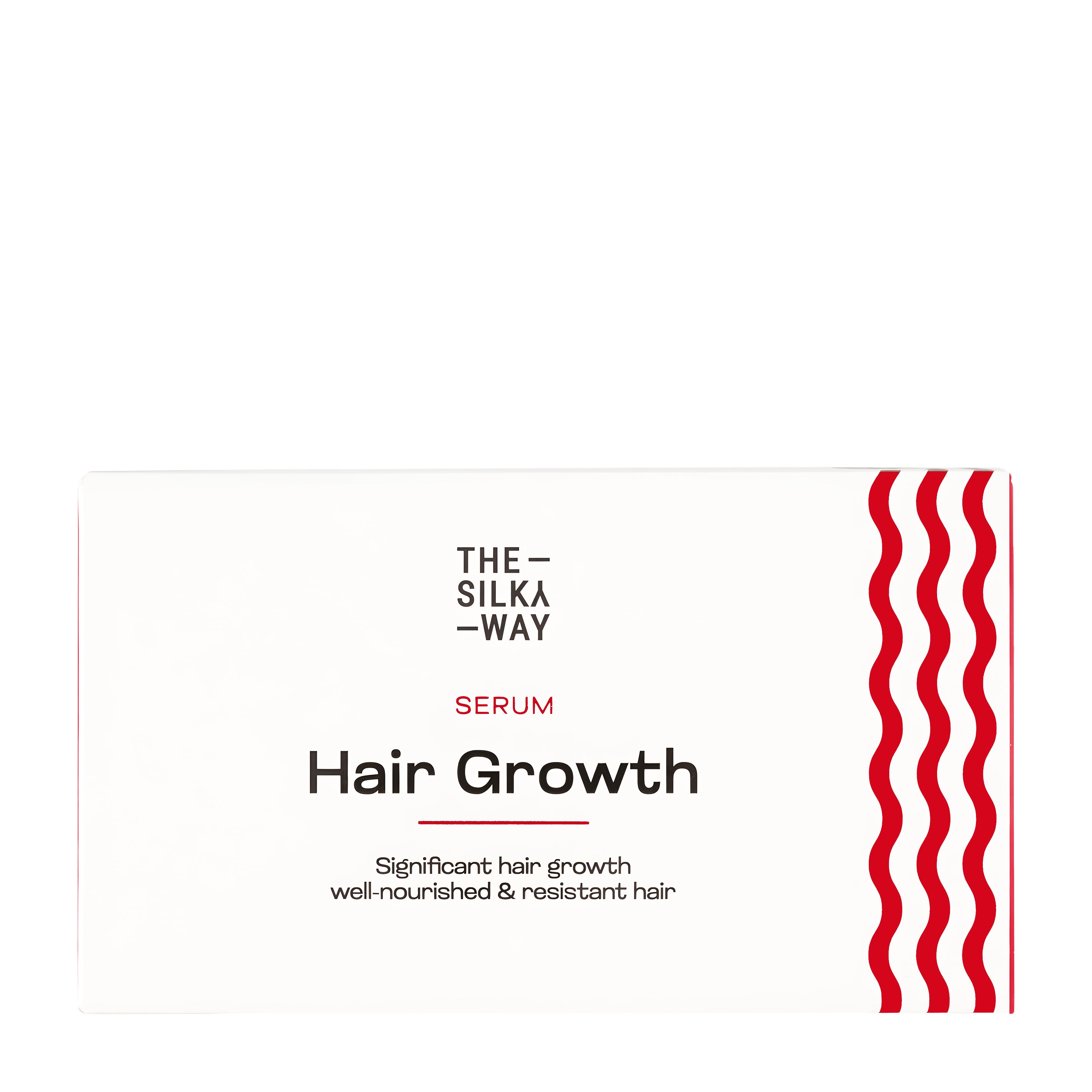 Box of TheSilkyWay Hair Growth Serum on a white background.