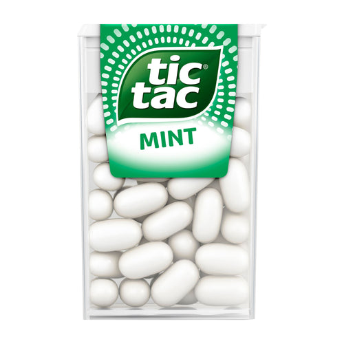 Tic Tac mint candy packaging on a white background