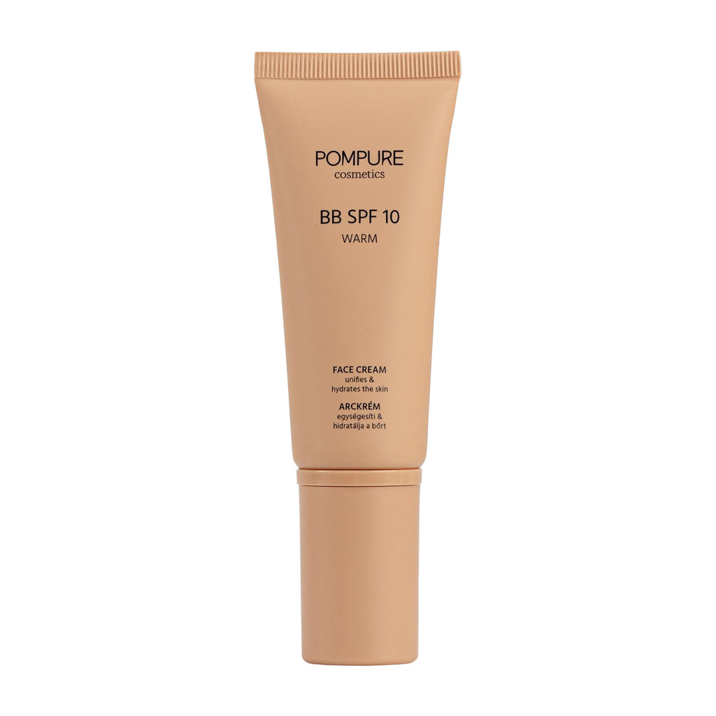 POMPURE Crème Teintée BB Visage SPF10 Chaud, 30 mL