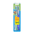 Oral-B 3-Effect toothbrush packaging with two toothbrushes and a promotional offer on a white background