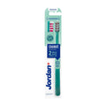 Jordan Change Medium Toothbrush with Replaceable Heads packaging on a white background.