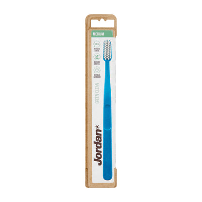 Jordan Green Clean medium manual toothbrush, 1 Count