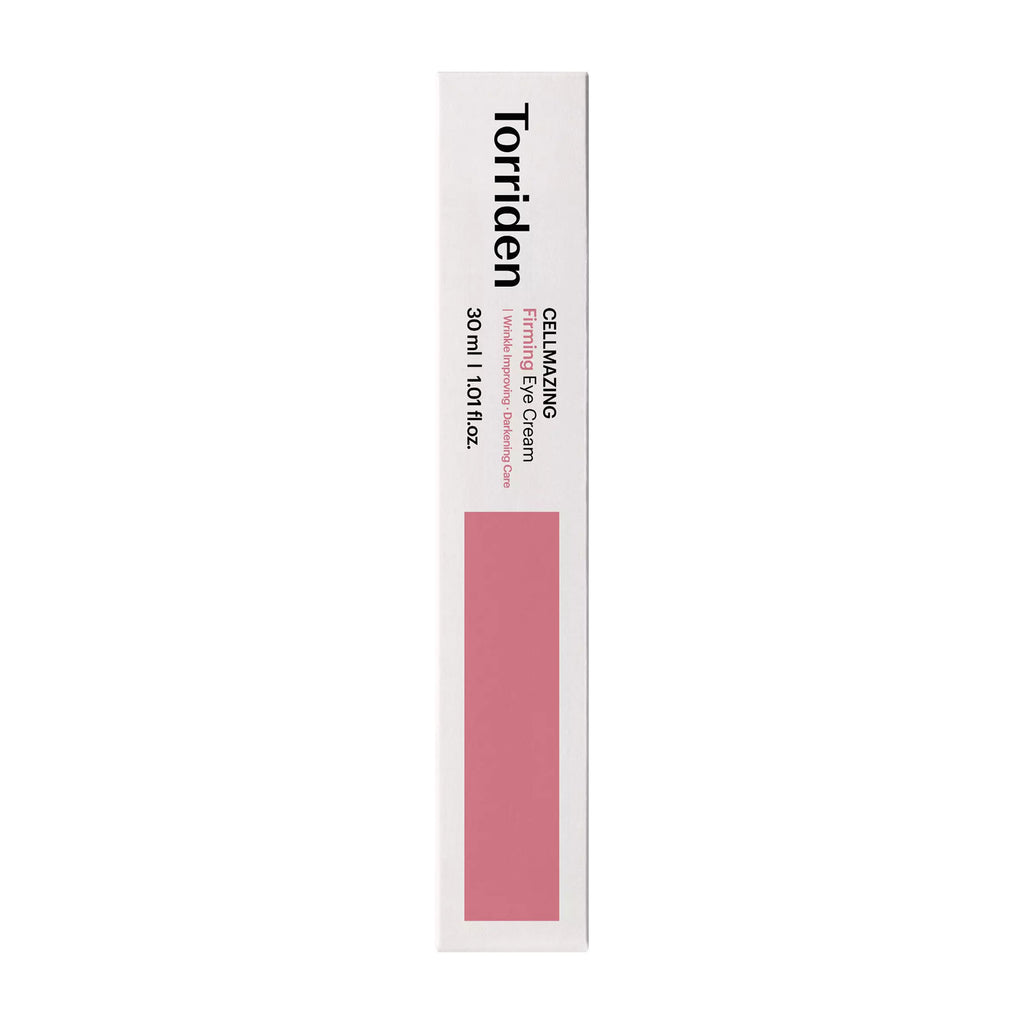 Torriden Cellmazing Firming Eye Cream packaging on a white background.