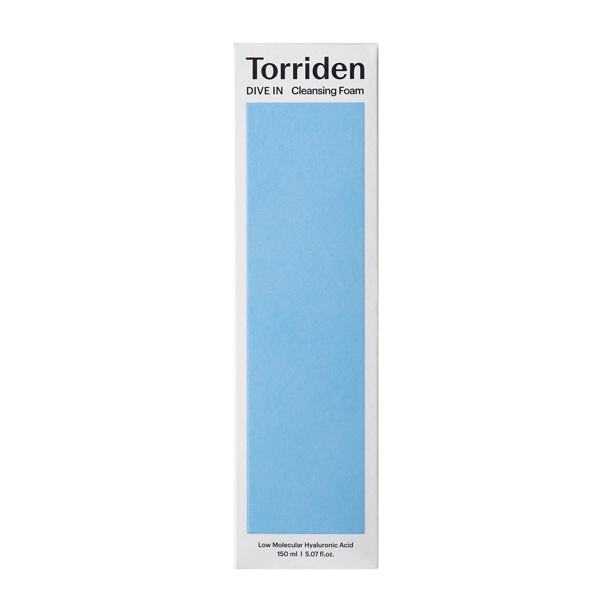Box of Torriden Dive In Face Cleansing Foam on a white background