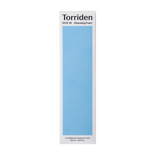 Box of Torriden Dive In Face Cleansing Foam on a white background