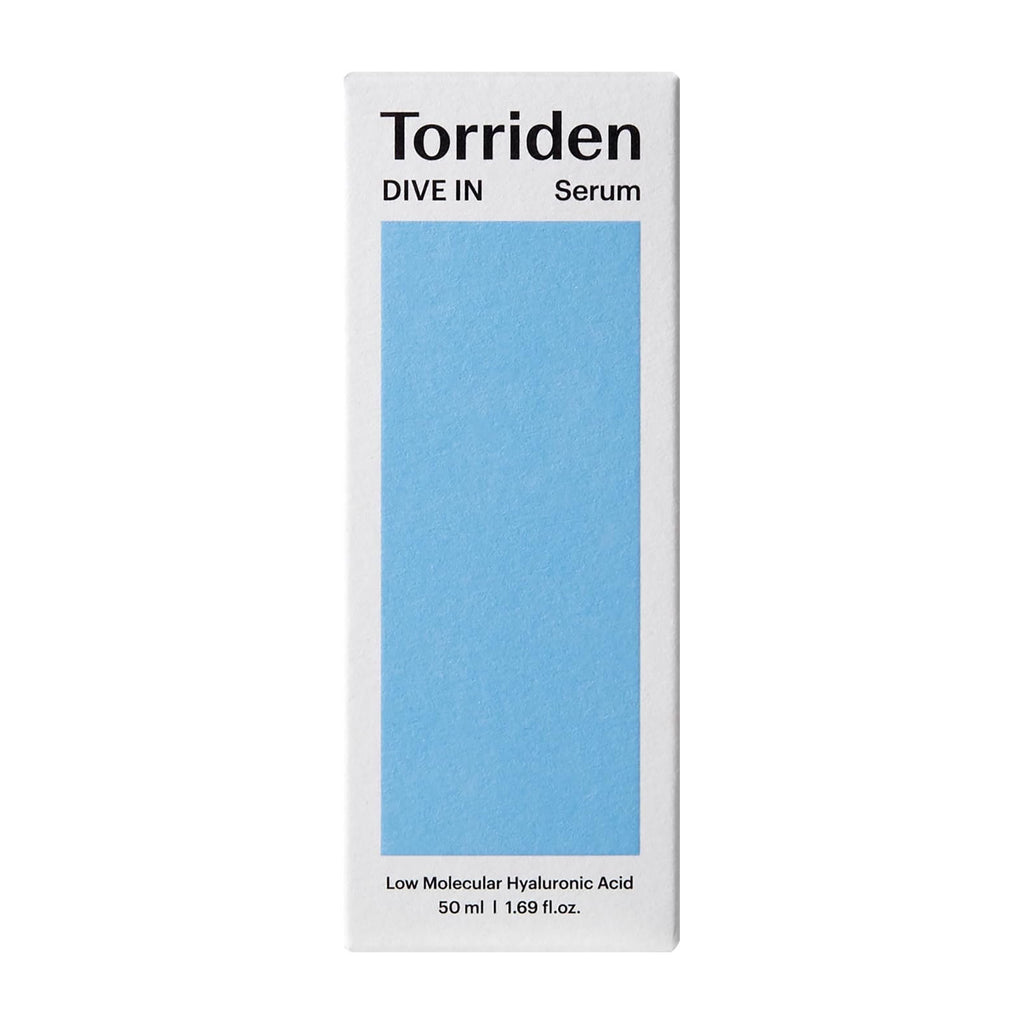 Box of Torriden Dive In Face Serum on a white background