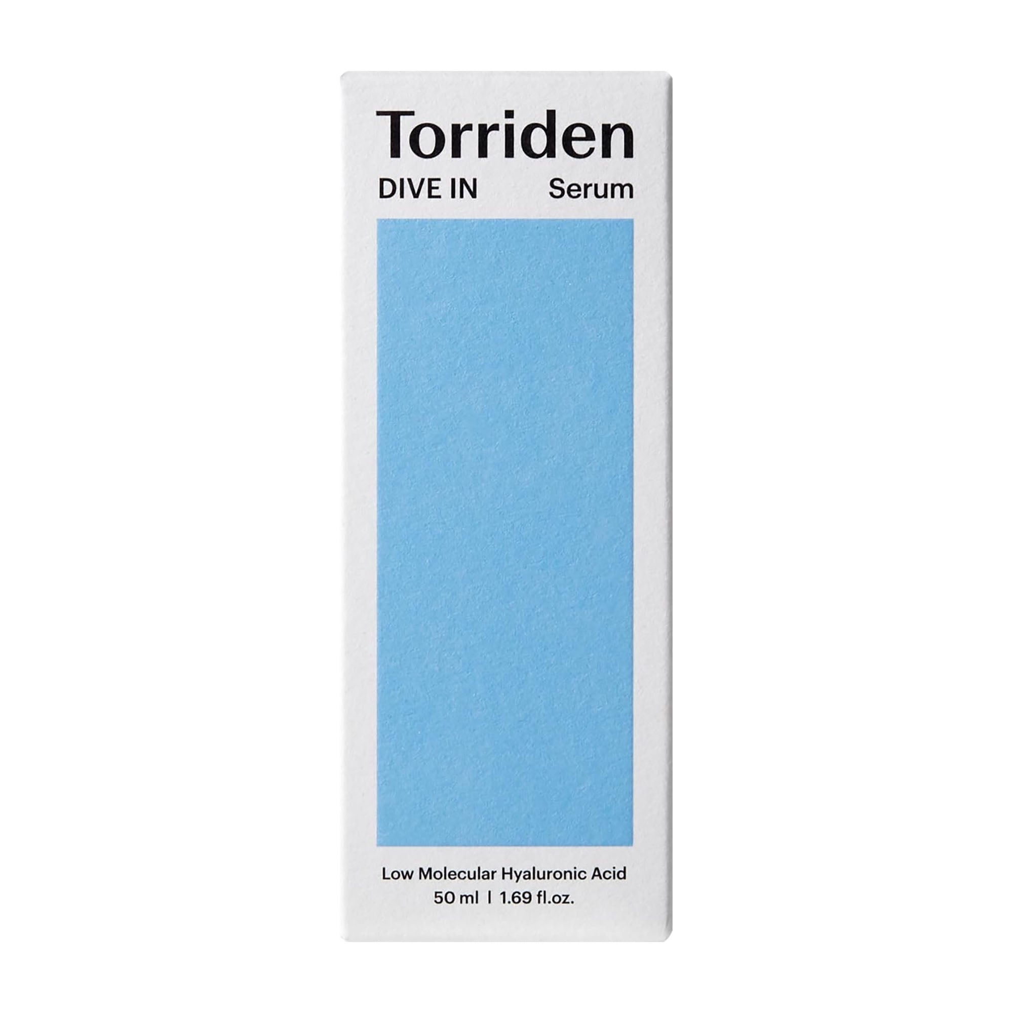 Box of Torriden Dive In Face Serum on a white background