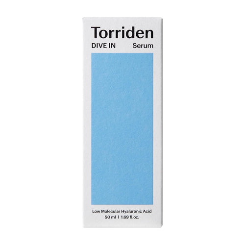 Box of Torriden Dive In Face Serum on a white background