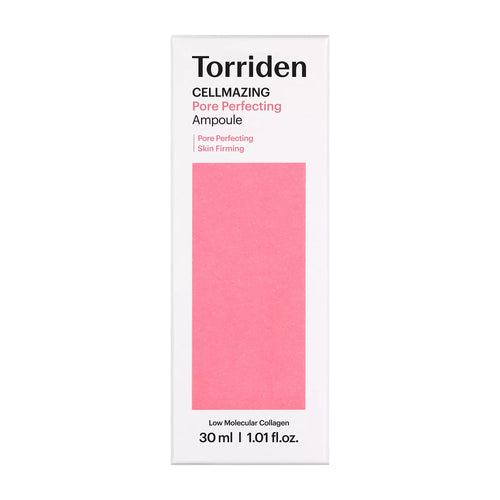 Torriden Cellmazing Pore Perfecting Ampoule packaging on a white background.