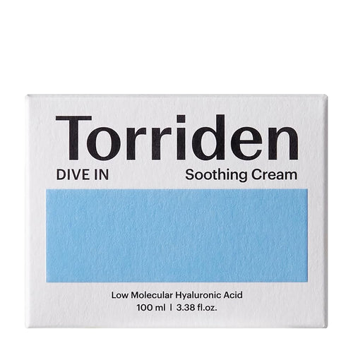 Box of Torriden Dive In Soothing Face Cream on a white background