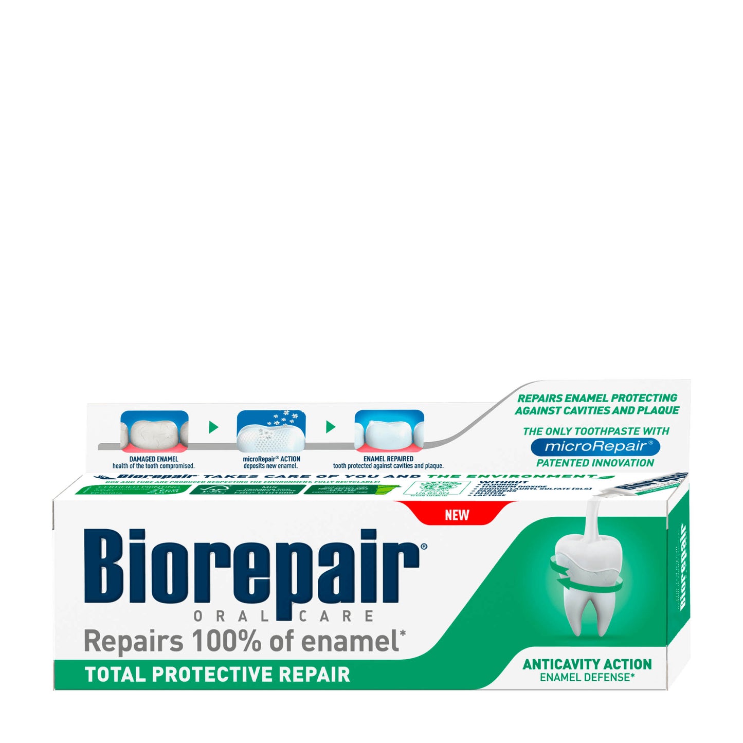 Biorepair Total Protective Repair toothpaste, 75 mL