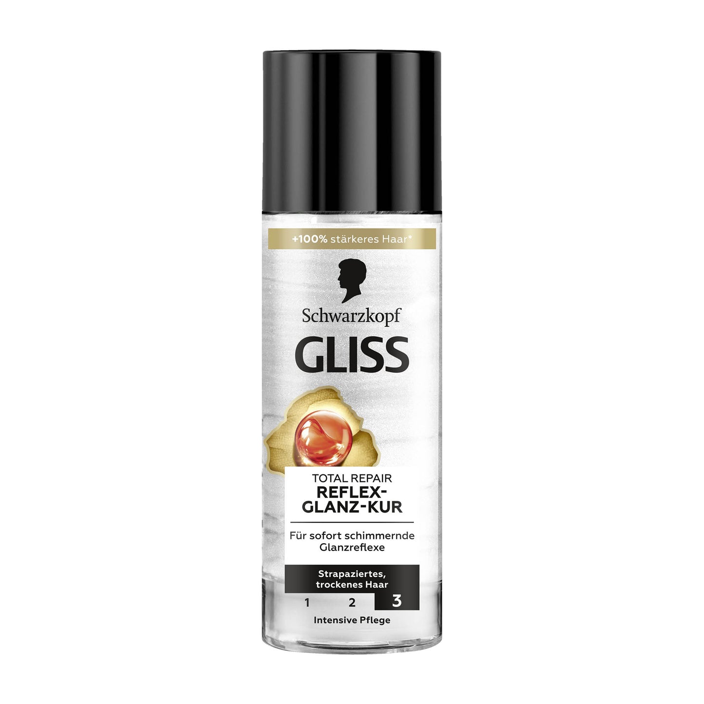 Schwarzkopf Gliss Total Repair Reflex-Glanz-Kur Haarkur, 150 mL