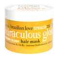 Jar of Treaclemoon Brazilian Love Miraculous Gloss hair mask on a white background
