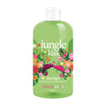 Bottle of Treaclemoon Jungle Kiss shower gel with colorful design on a white background