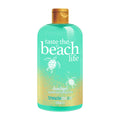 Bottle of Treaclemoon Taste The Beach Life Shower Gel with a turtle design on a white background