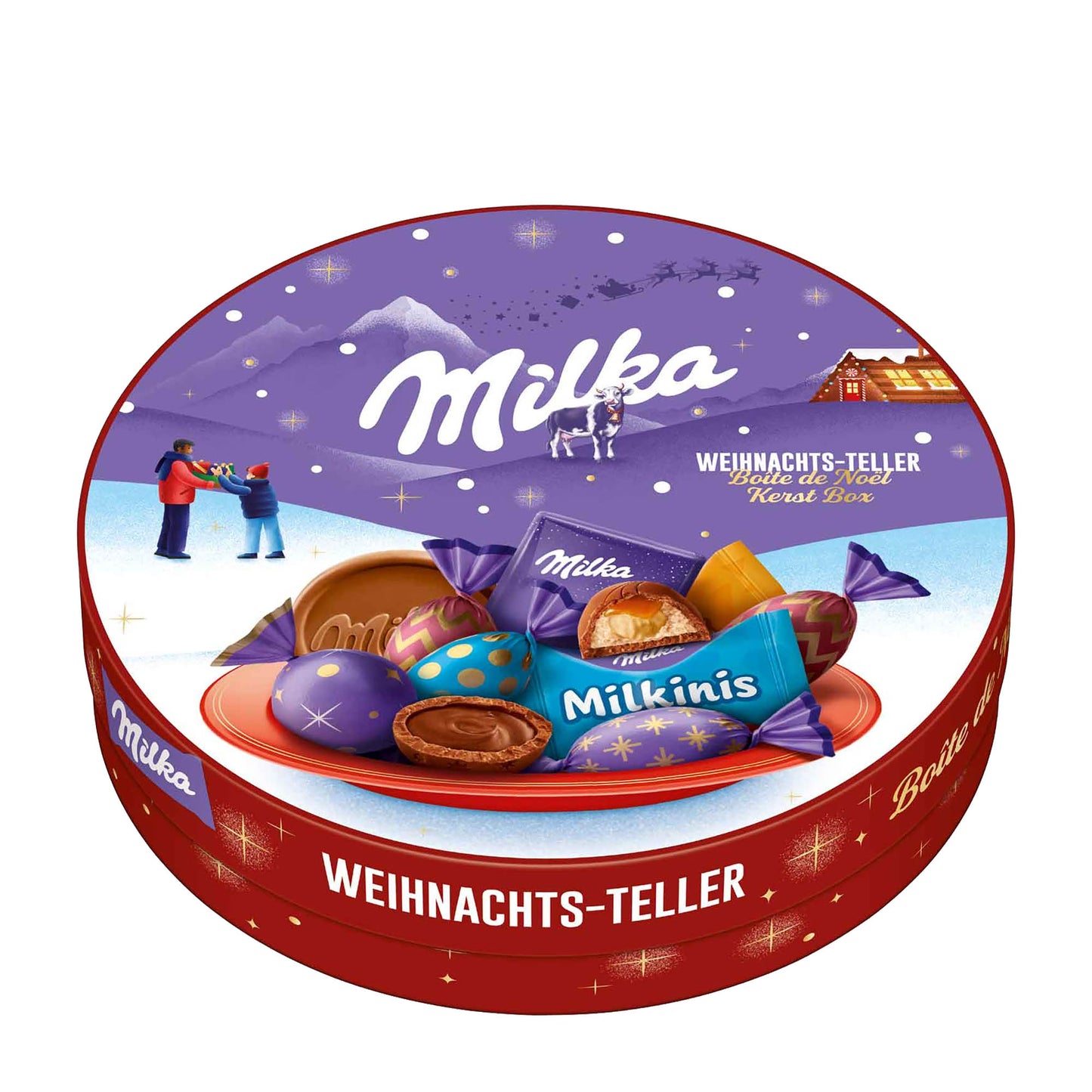 Milka Christmas treat plate, 195 g