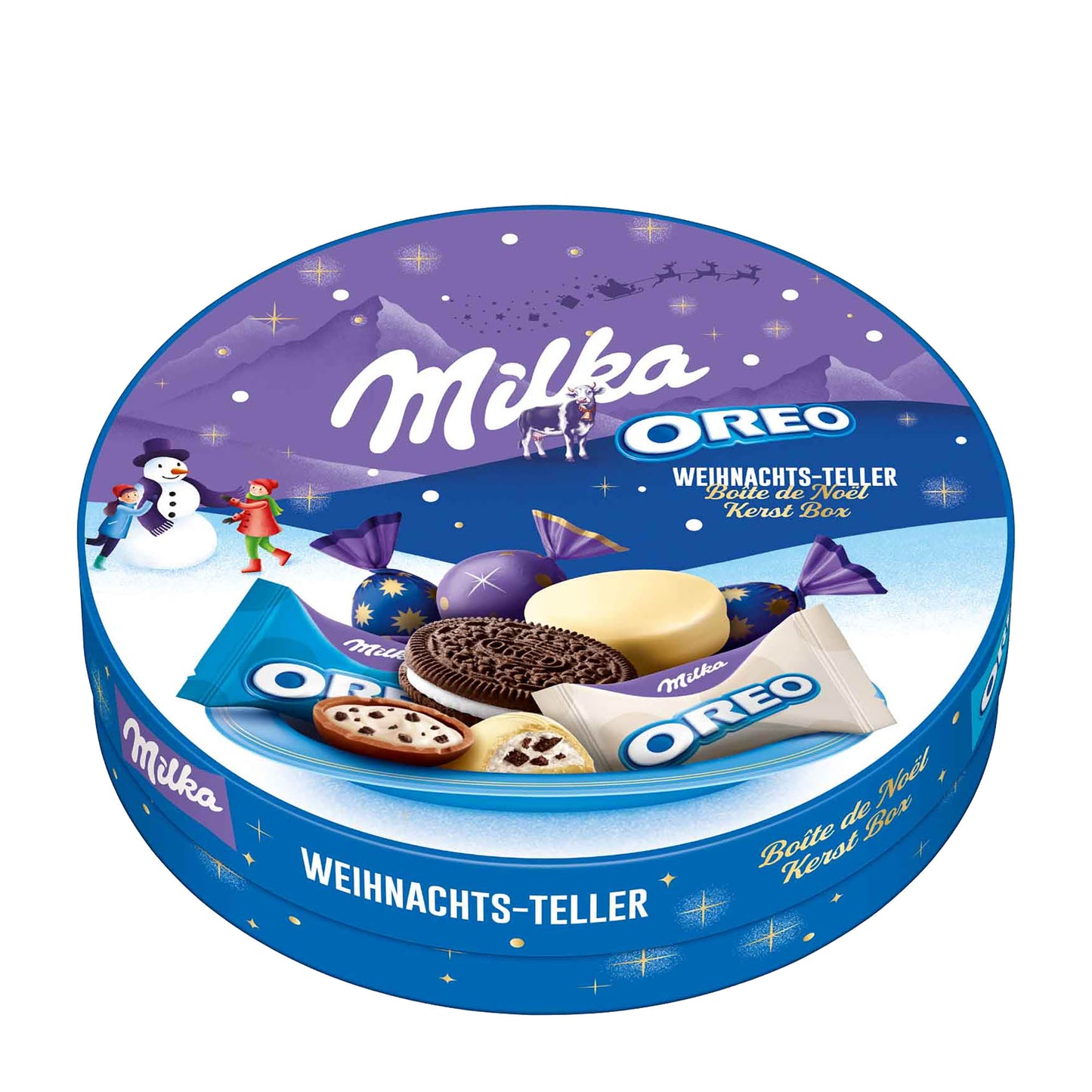 Milka Weihnachts-Teller Oreo, 197 g