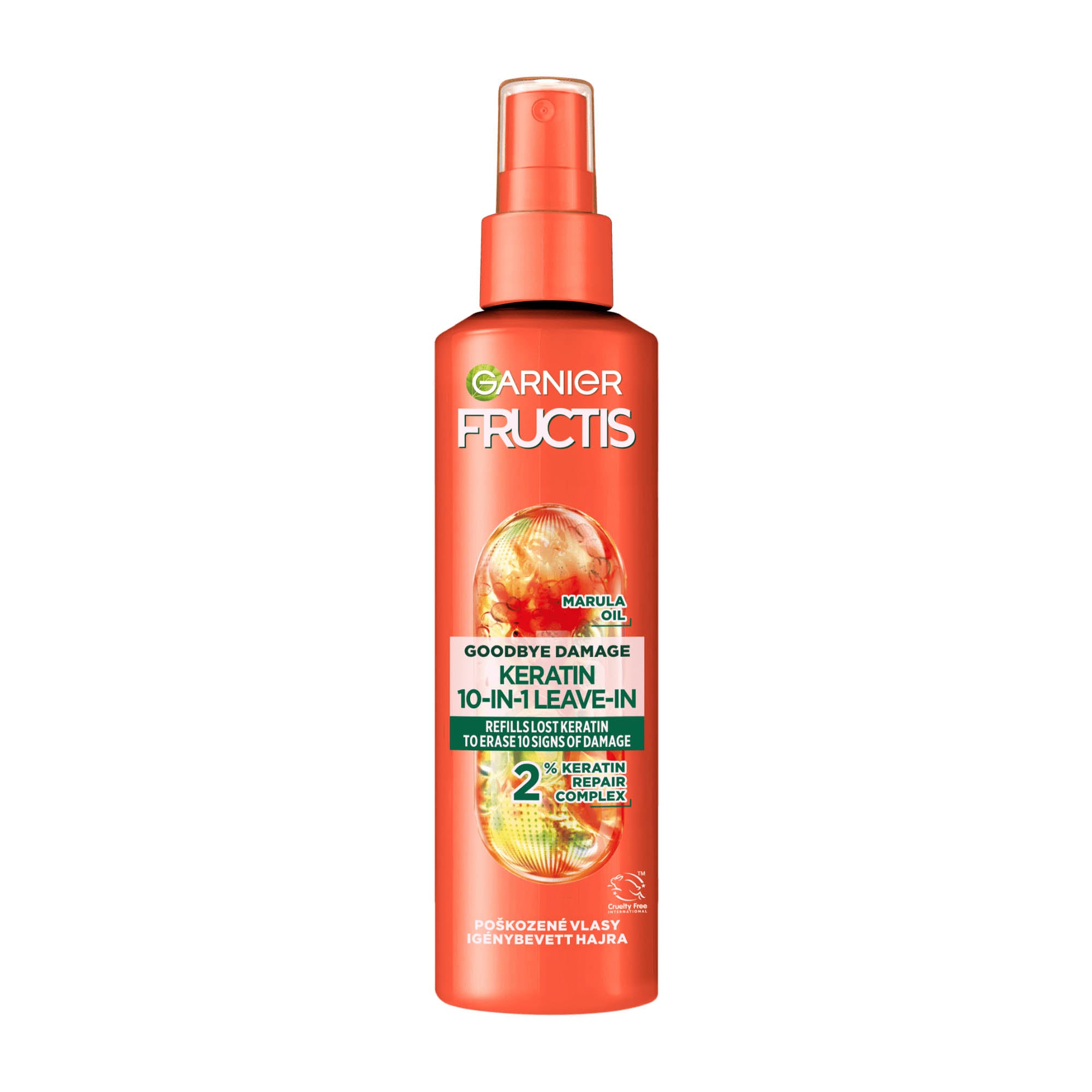 Garnier Fructis Goodbye Damage Keratin 10in1 Leave-In Spray, 150 ml