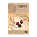 Packaging of HEILEMANN Truffle Selection pralines with a graphical depiction of truffles on the front.
