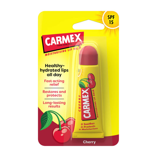 Carmex Cherry spf15 lip balm tube, 10 g