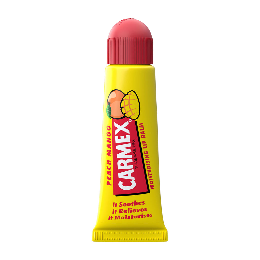Carmex Baume à lèvres en tube Pêche Mangue, 10 g