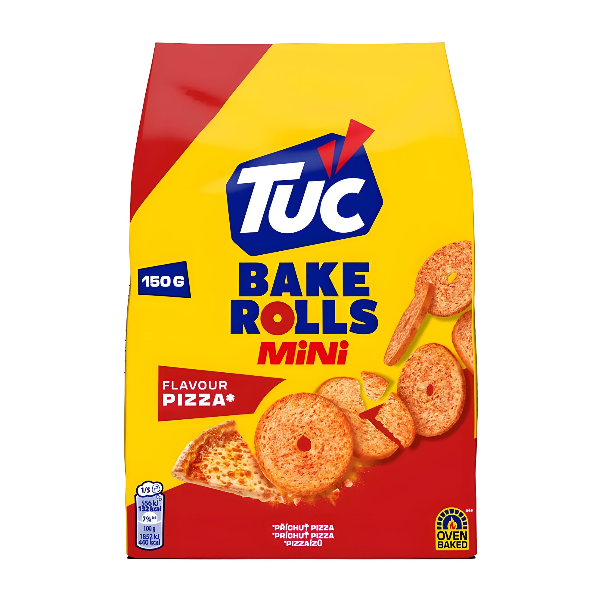 TUC Bake Rolls Mini Chips de pain Pizza, 150 g