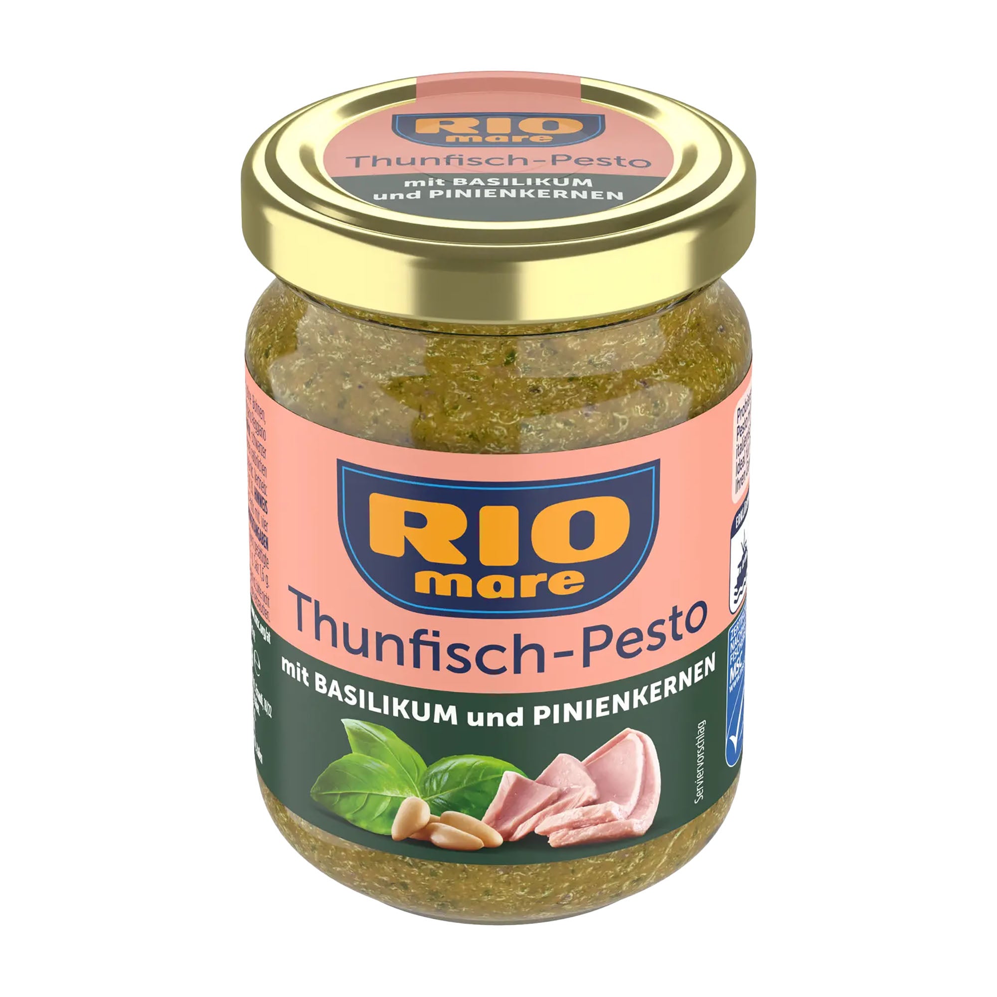 Rio Mare Pesto de thon Basilic et Pignons de pin, 130 g