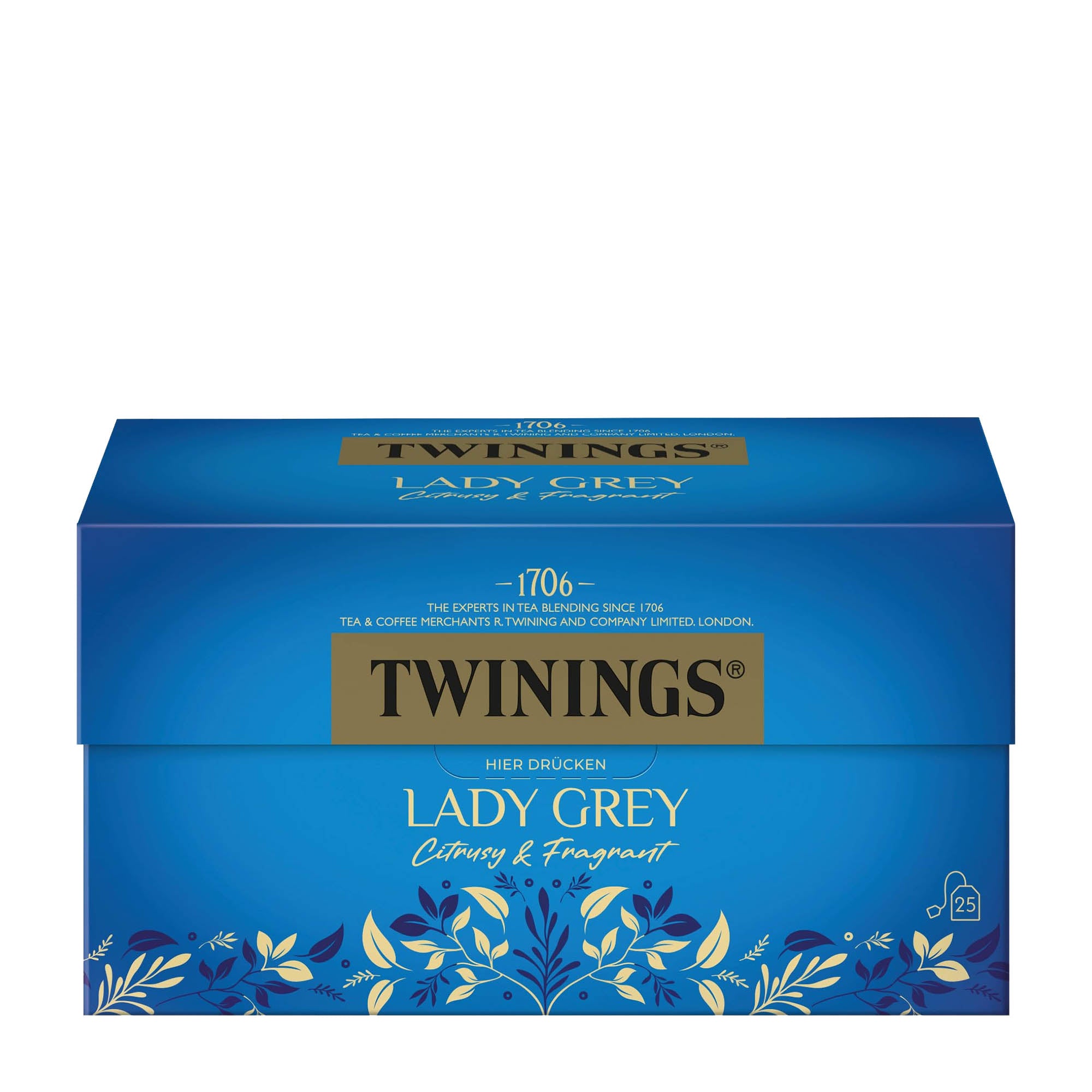 Twinings Lady Grey Schwarztee, 25 Stück