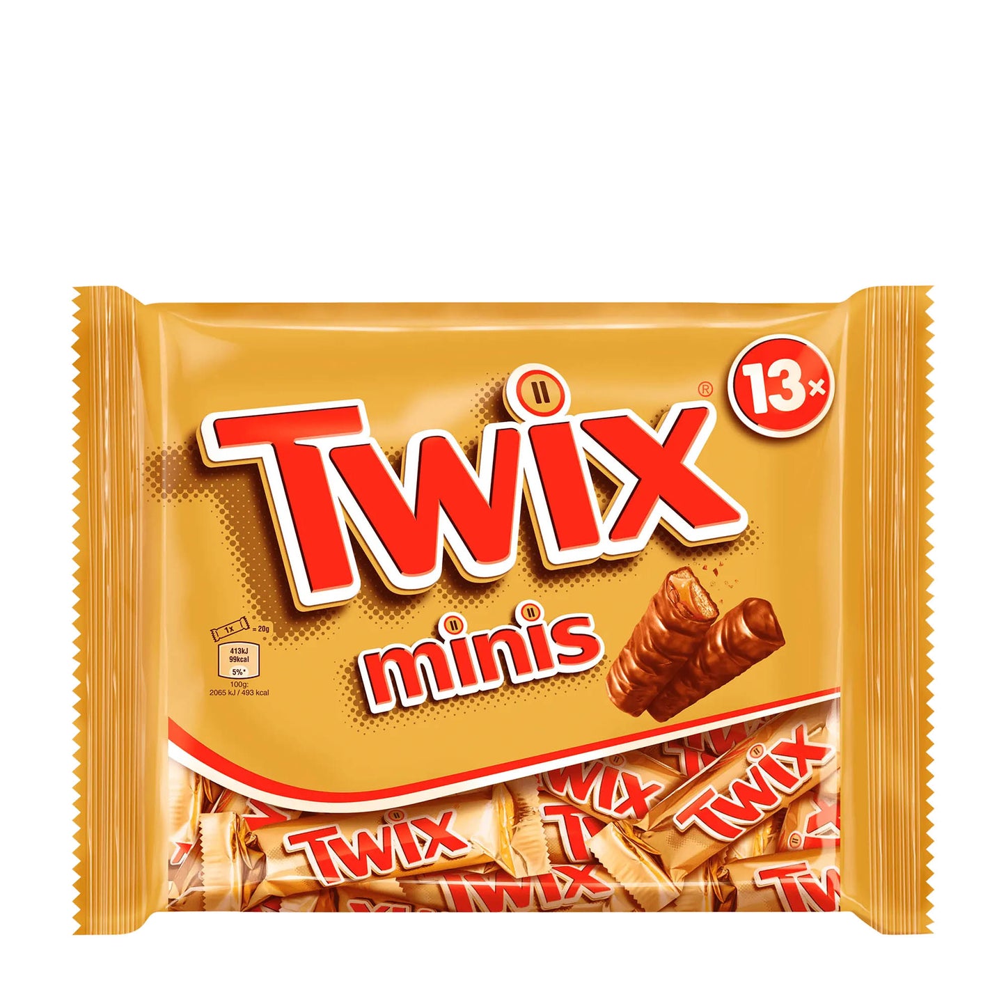 Twix Minis Milchschokoladen-Keksriegel, 275 g